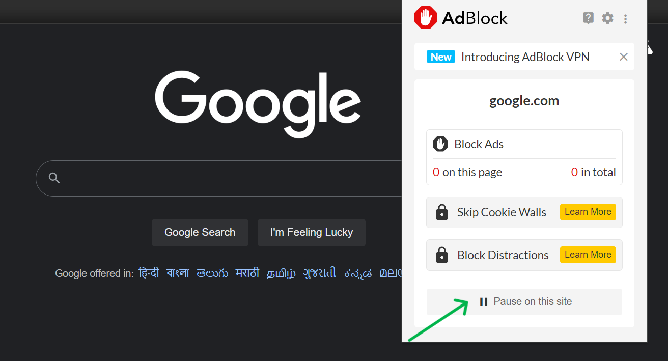 Manage Ad Blocker